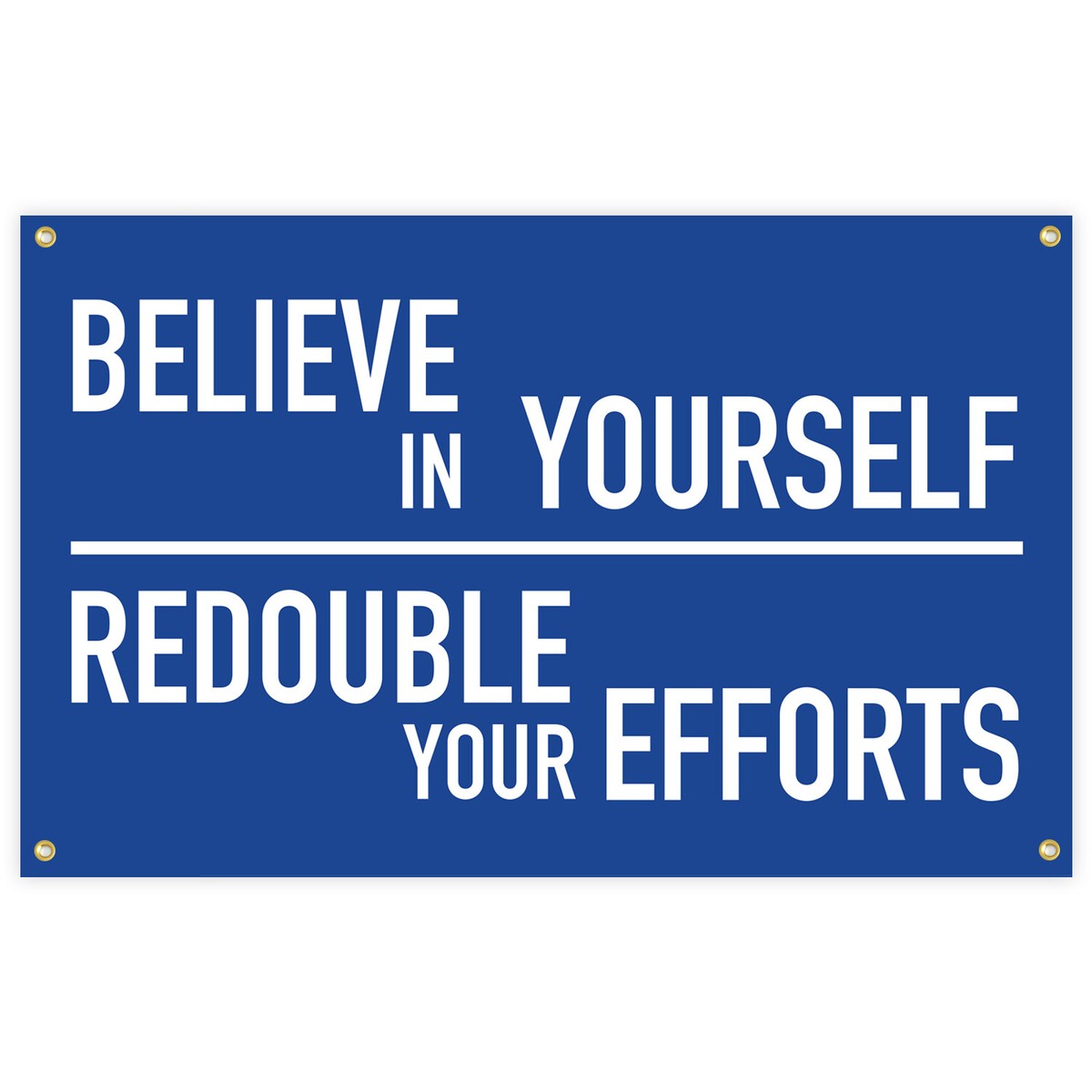 "Good" Motivational Gym Flag Banner - 3x5 Feet, Durable Polyester With Grommets For Wall Decor - View #2