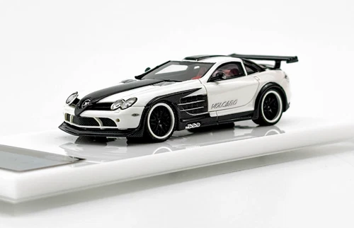 Modellino auto VMB 1:64 resina bianco Benz SLR Hamann Coupè Racing Sport - Foto 3 di 8