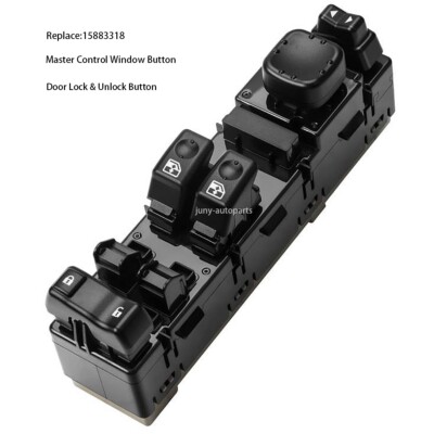 Front Left Driver Side Power Window Switch For Chevy Silverado GMC 15883318