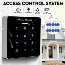 Security Code Lock Access System Access Device Control Door Opener +10 Keyfob CS