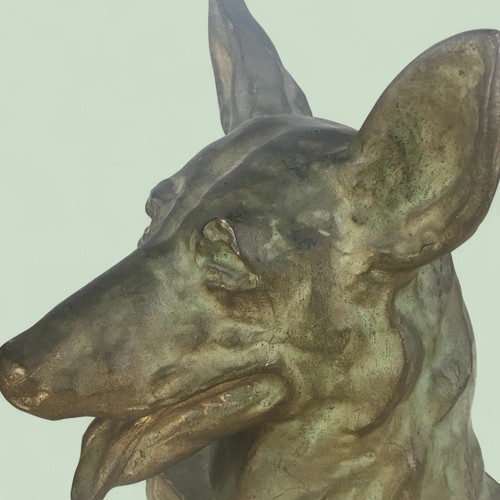 Pair of "Buddy the First Seeing-Eye-Dog" Cast-Metal Bookends - Picture 6 of 7