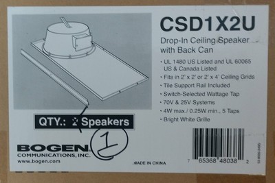 bogen drop in ceiling speaker