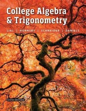 College Algebra  & Trigonometry 6th Edition-L...