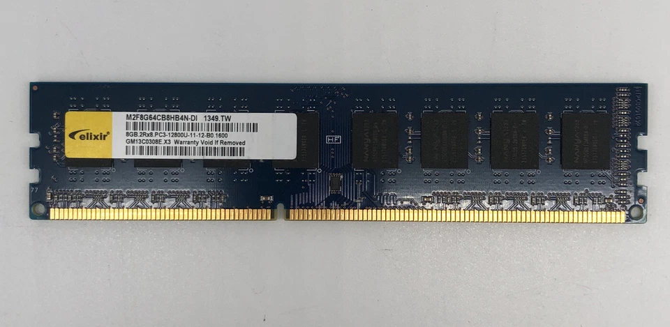 ELIXIR M2F8G64CB8HB4N-DI - 8 GB - PC3-12800U - DDR3 RAM