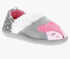 Toddler Girls Fox Aline Fur Slipper - Size Small 5/6