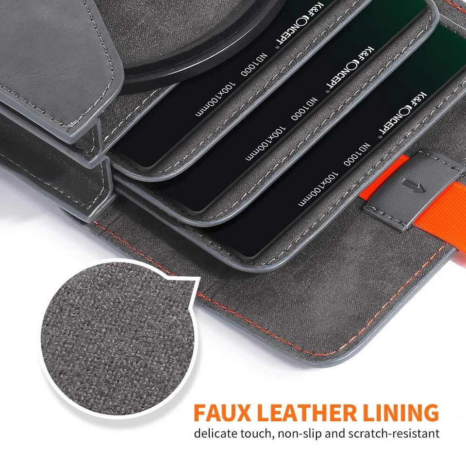 K&F Concept Square ND CPL Filter Holder Case Pouch for Canon Nikon Sony Lense - Image 4 of 4