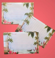 Palm Tree 4x6โ Recipe Cards Made In The USA, 30 Cards