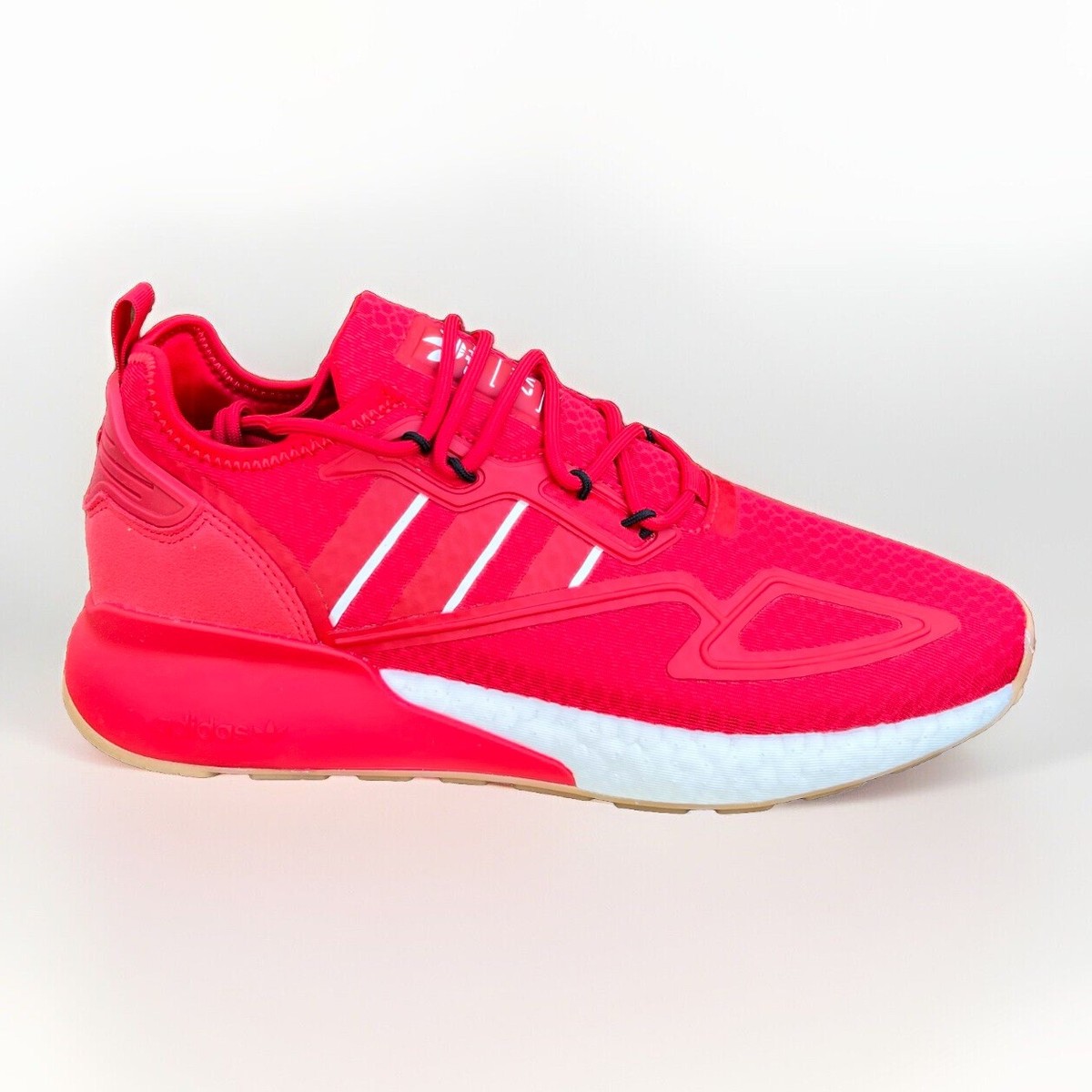 adidas Men's Shoes ZX 2K Boost Scarlet Gum (Red) 9.5 US Size