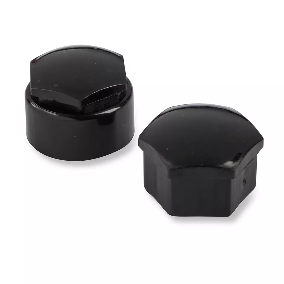 Cubiertas de tuerca de rueda Peugeot negras para 207 207cc 207sw 208 3008 306 307 308 20x17mm Foto 3 de 4