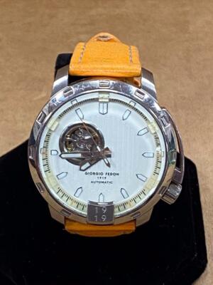GIORGIO FEDON 1919 GFAQ-NH38 45mm STAINLESS STEEL AUTOMATIC WATCH.