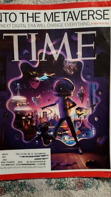 Time Magazine   August 8th/ August 15  2022  Into the Metaverse Double Issue