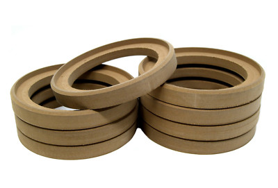 Pipeman's 6.5'' MDF Speaker Mounting Spacer Recessed Fiberglassing Rings 4 Pairs