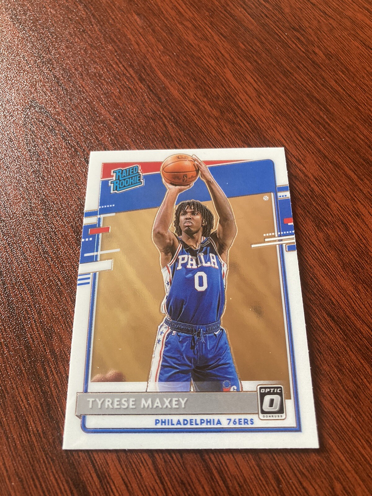 2020-21 Panini Donruss Optic - Rated Rookie #171 Tyrese Maxey (RC) 76ers