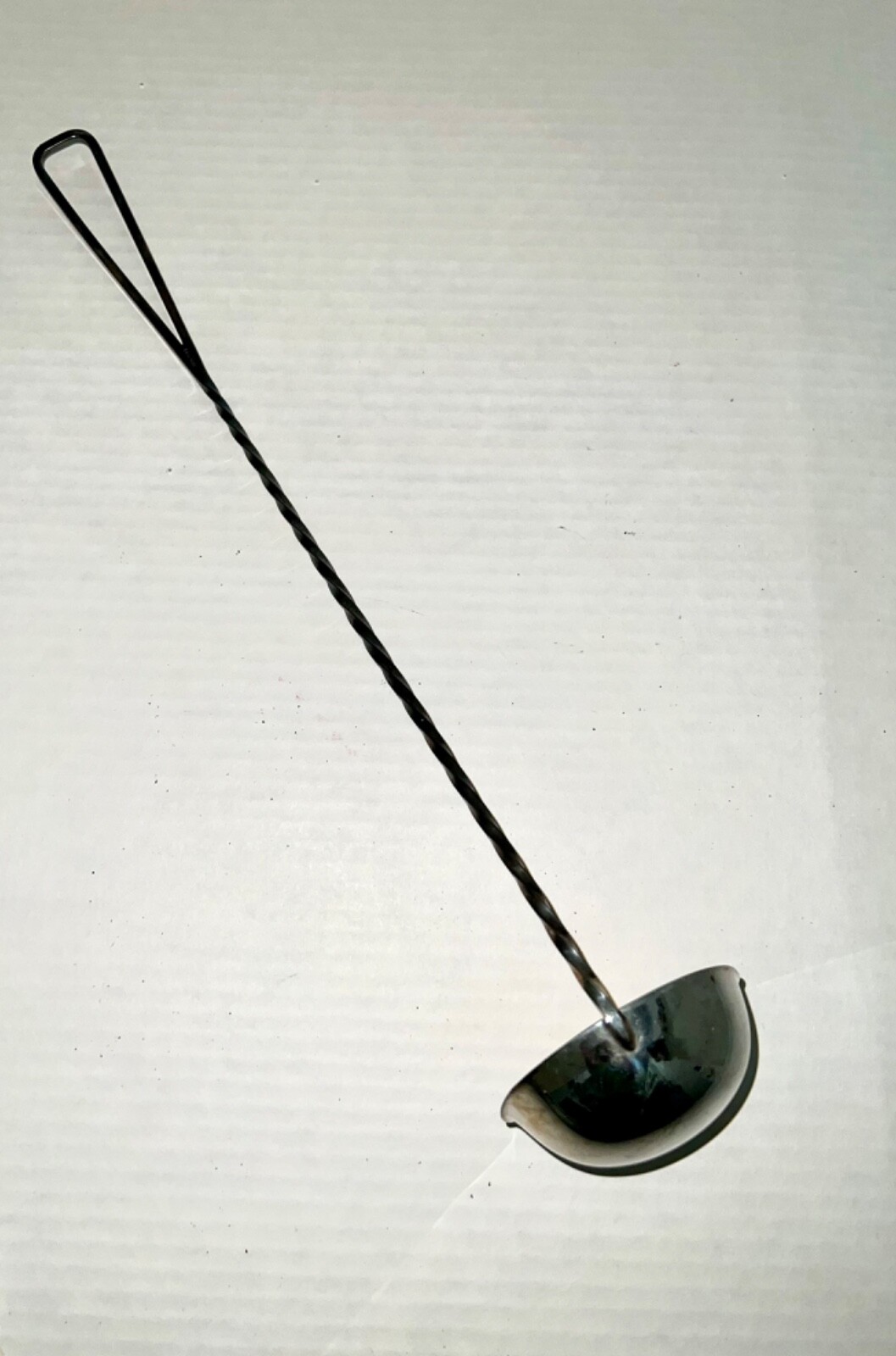 Rare Mid century WMF Ladle SIGNED WMF BESTECK German silver plate 14" unique