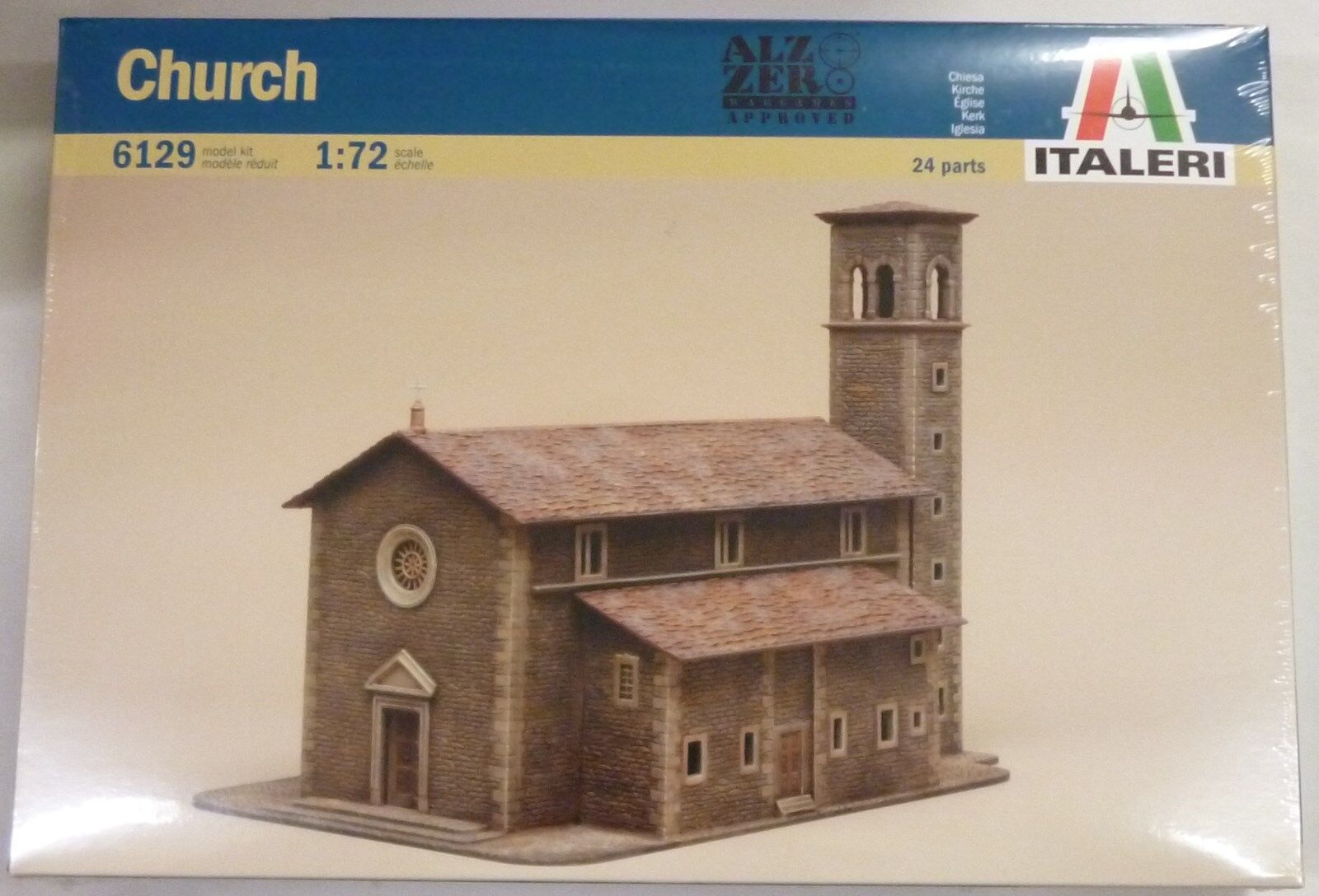 Italeri 1/72 Old Church Building Model Kit # 6129
