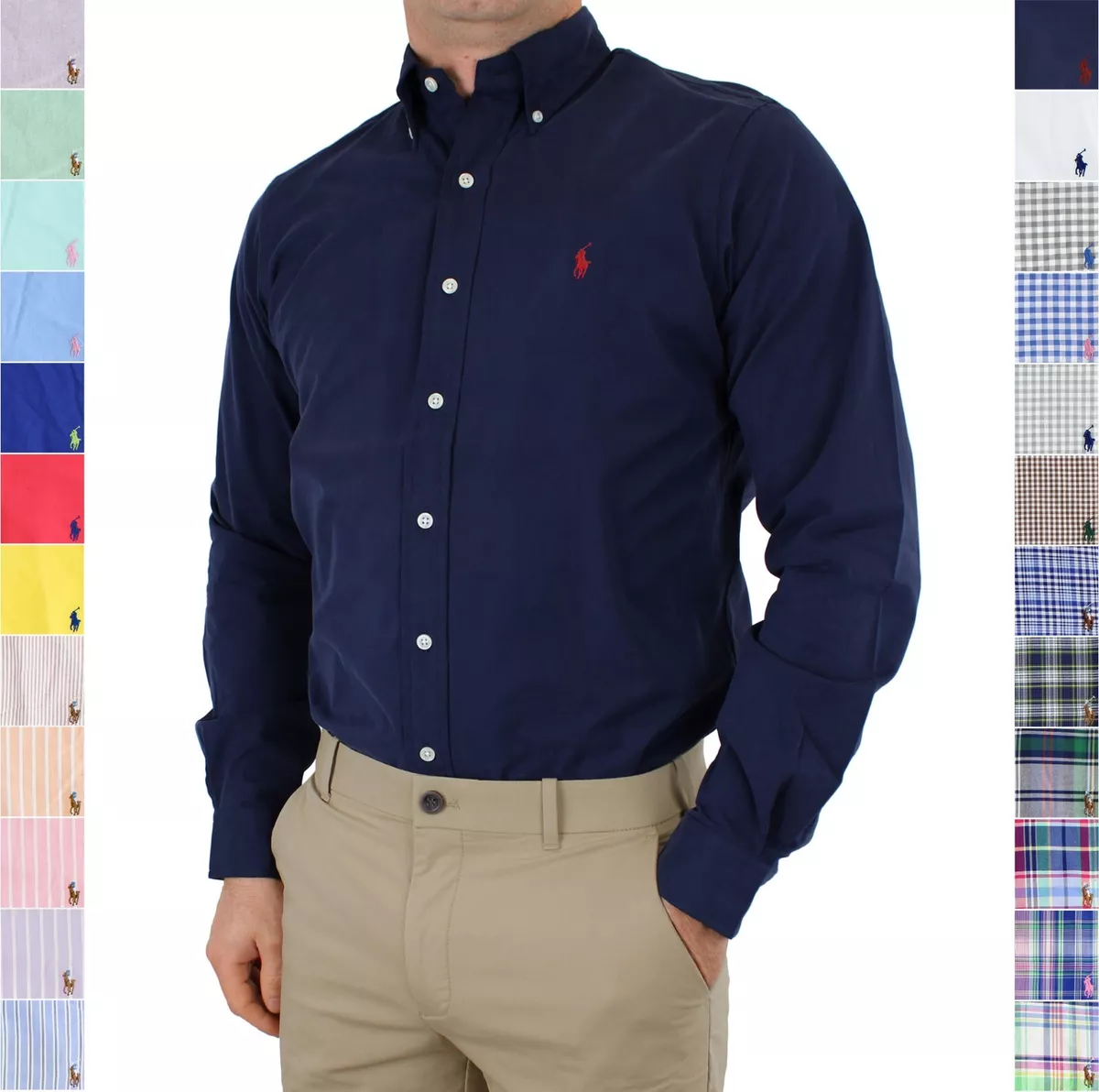 Regular fit oxford cotton shirt - Man