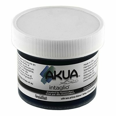 Akua Intaglio Ink 2 Oz Ultramarine Blue (893419000989)