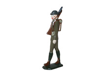Lead Foreign Soldier Marching Figure Modern