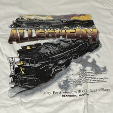 chesapeake & ohio railway no. 1601 Allegheny train White XL T-Shirt Henry Ford