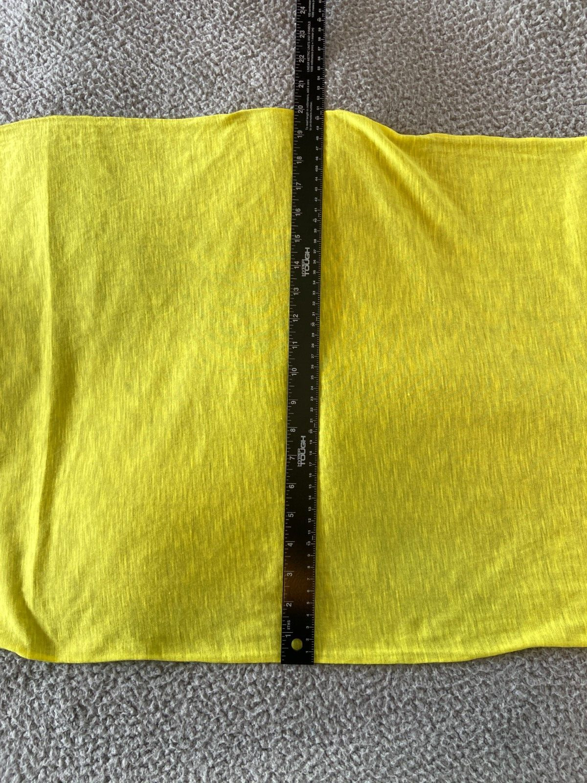 Unbranded Women's Solid Yellow Polyester Rectangl… - image 4