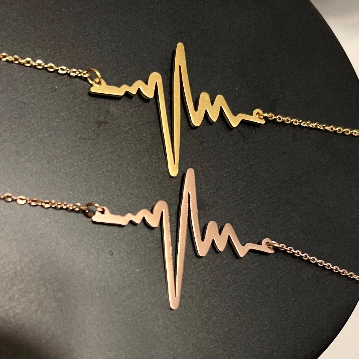 Ekg necklace clearance