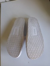 NWT POLO Ralph Lauren CAYSON BEACH BEAR SLIDES Athletic Sandal WHIITE Mens 8-13