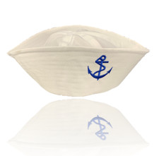Anchor Sailor Hat Captain Navy Unisex Fancy Dress Costume Accessory 3 Types Fun