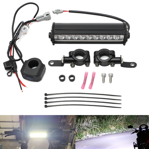Dirt Bike Accessories AUTOVIC Dirt Bike Light Bar Kit - Dual Mode White & Amber Lights For Off-Road Riding Kawasaki Honda Yamaha Suzuki Off-road Lights - Foto 12