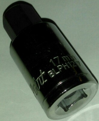 Blue Point 17mm hex socket Blph1217 1/2 Drive owned by snap-on brand new