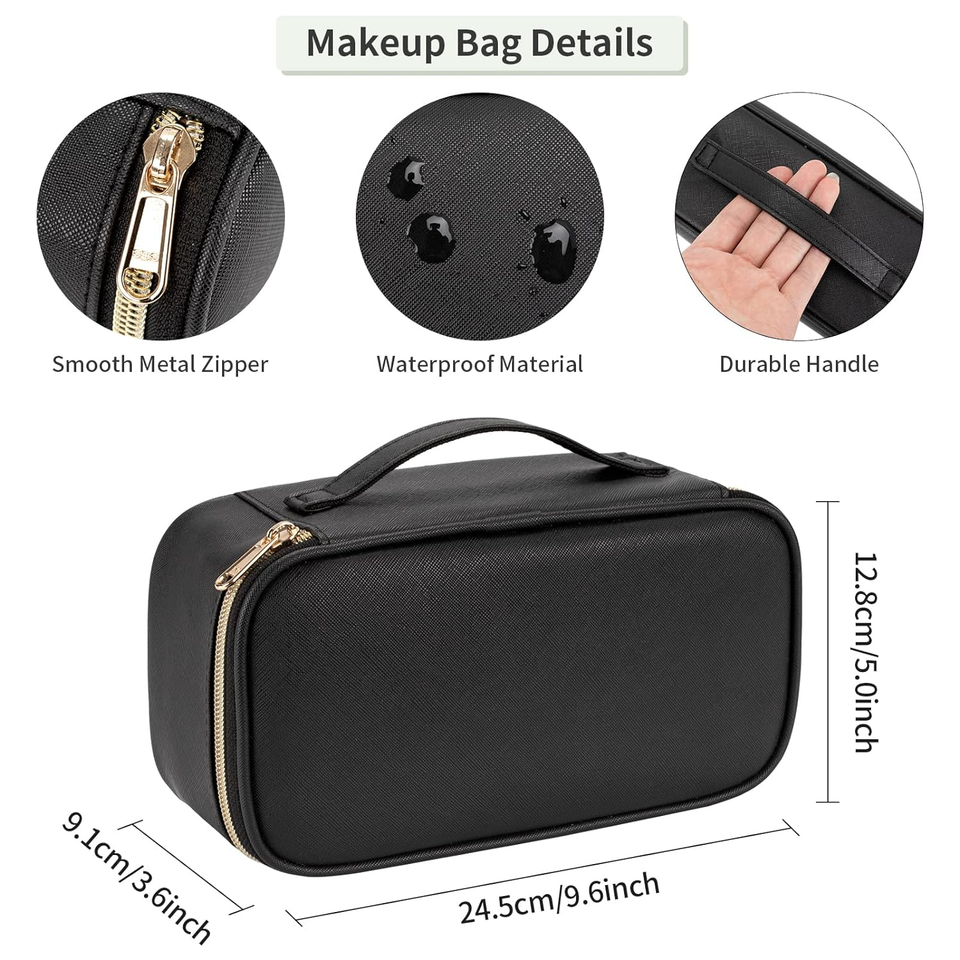 Small Cosmetic Bag,Portable Cute Travel Makeup Bag for Women and Girls
