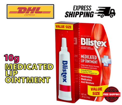 Blistex Lip Ointment 10g For Moist Dryness Chapped Lips & Cold Sores FAST SHIP