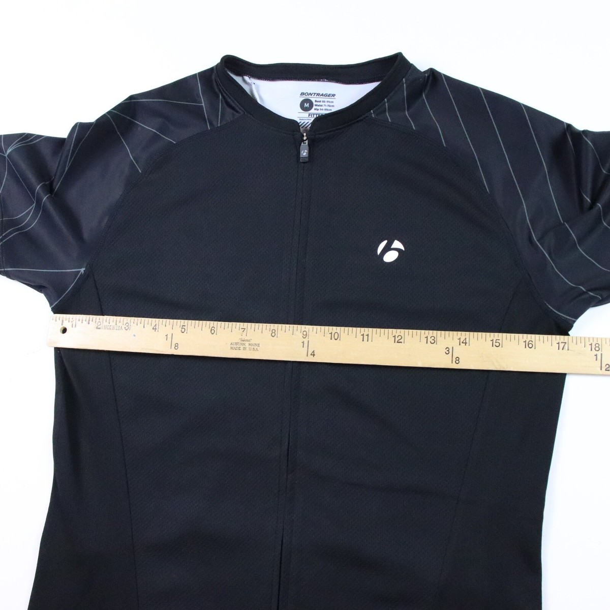 Bontrager Sonic Cycling Jersey Womens Full Zip Black Short Sleeve