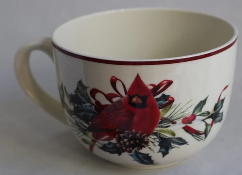 Lenox Breakfast Mug Cup Winter Greetings 