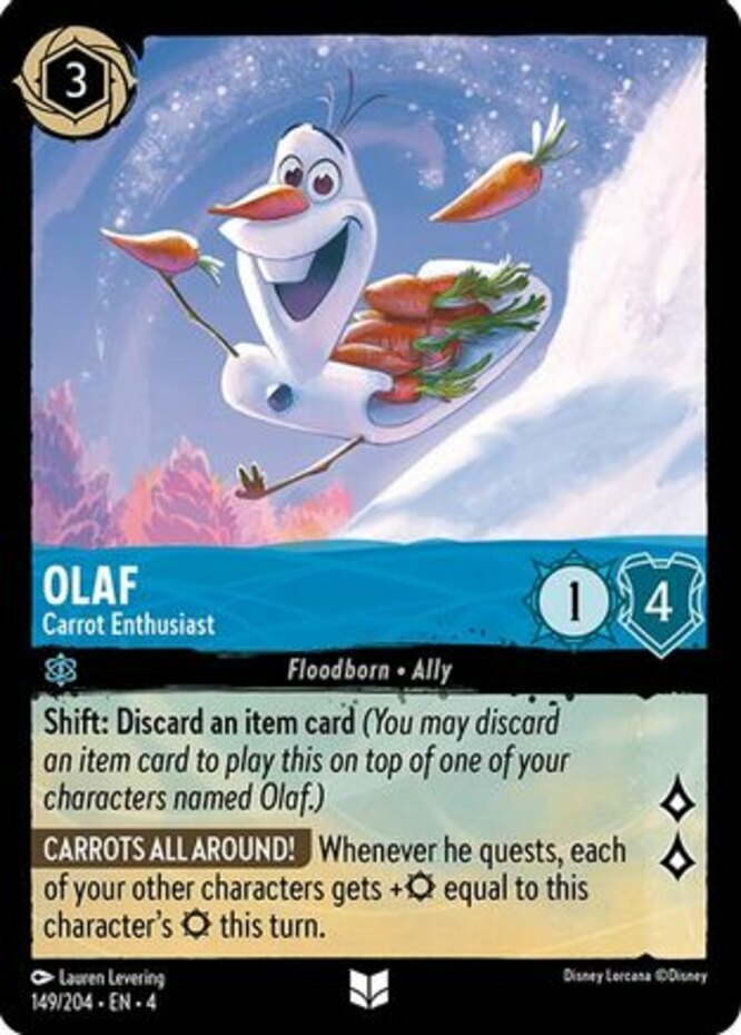 Buy Olaf - Carrot Enthusiast 149/204 Ursula's Return Regular
