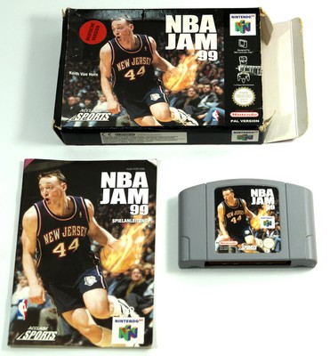 Nintendo 64 / N64: Basketball NBA Jam 99 in original Verpackung mit Anl.