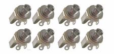 (8 PACK) SWITCHCRAFT 12B 1/4" TRS / Stereo Panel Mount Jack - Open Circuit