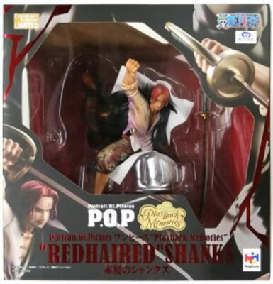 ONE PIECE P.O.P “Playback Memories” Red-Haired Shanks Portrait.Of