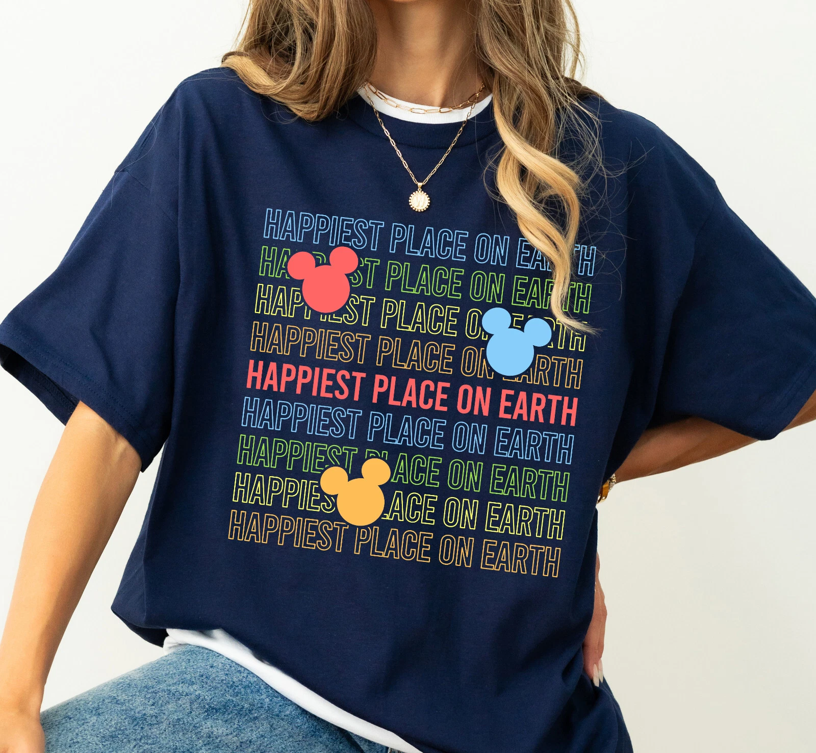 Disney Happiest Place on Earth Mickey Mouse Ears Shirt
