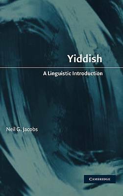Yiddish A Linguistic Introduction Jacobs Hardback Cambridge University Press