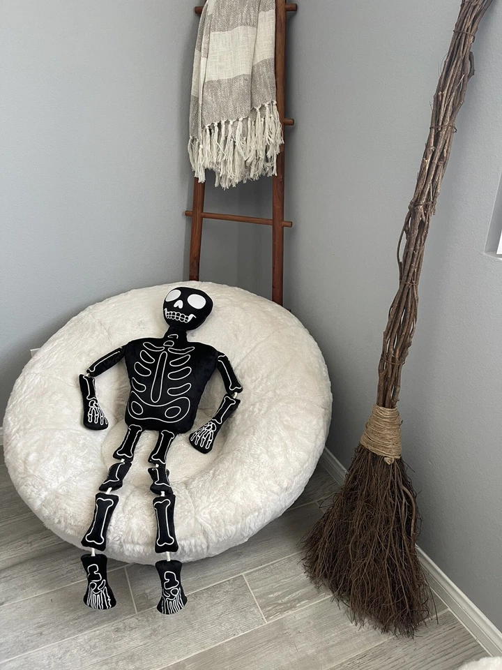 MR BONES SKELETON DECORATIVE PILLOW HALLOWEEN (42”X12”) FREE SHIPPING - Image 4 of 4