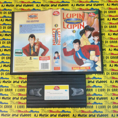 VHS Animation L'INCORREGIBILE LUPIN VOL.3 bim bum bam Video 1995 (F267) no dvd