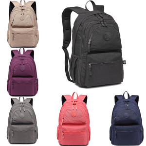 Boys Girls Retro Backpack Rucksack School College Travel Work Bag