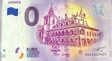 Ticket 0 EURO LEVOCA SLOVAKIA 2019-1 VARIOUS NUMBER