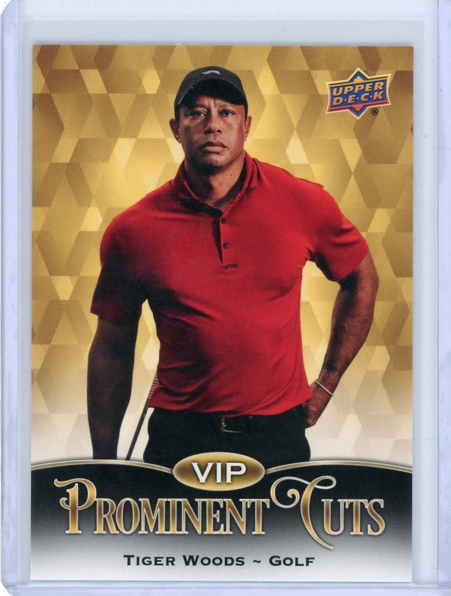 2024 Upper Deck #VIP-2 National NSCC VIP Promo Prominent Cuts Tiger Woods