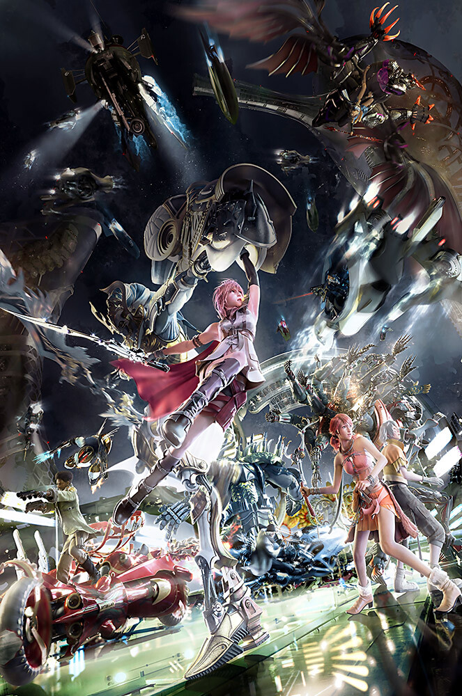Final Fantasy XIII 2 Lightning Returns PS3 XBOX 360 POSTER