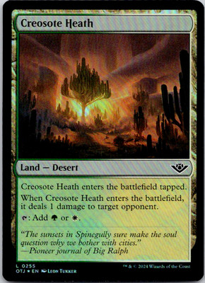 Creosote Heath L Foil Outlaws of Thunder Junction 255 NM