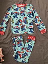 coZco Christmas Stitch Long Sleeve Pants PJ Set 3T PLAY