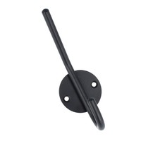 Industrial Look Kleiderhaken Schwarz Matt Wandhaken Garderobenhaken Huthaken