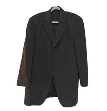 Hugo Boss Einstein Beta Blazer 42L Gray 100 Virgin Wool 2-Button Sport Coat