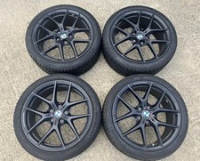 Bmw F40 F44 18 Inch Y-spoke 554m M228i Oem Black Wheels Rims Tires 36110077824
